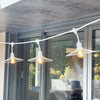 Ghirlanda luminosa da esterno - LUMISKY - CHIC WHITE LIGHT - 6 m - 10 lampadine a filamento - E27 - LED bianco caldo