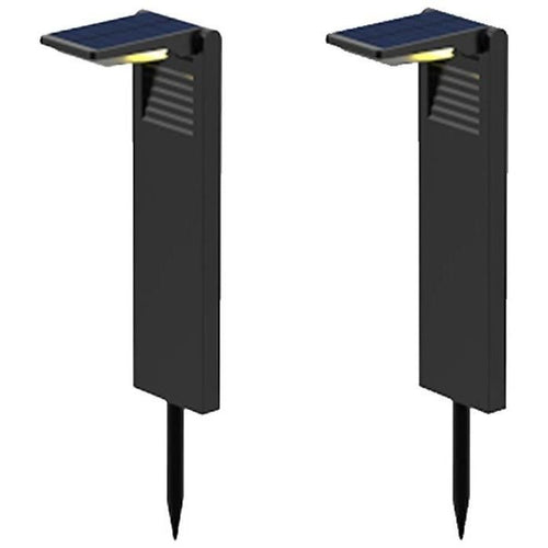 Set di 2 luci solari da piantare - LUMISKY - OSTRY - H41 cm - LED bianco freddo