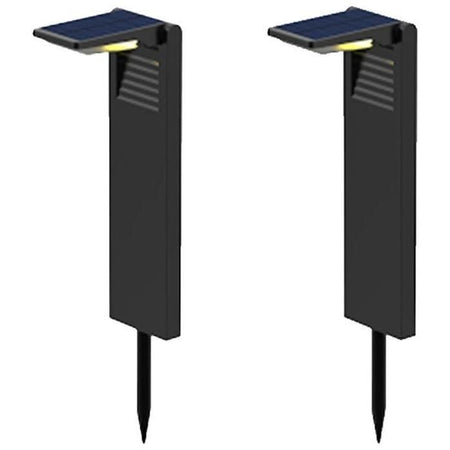 Set di 2 luci solari da piantare - LUMISKY - OSTRY - H41 cm - LED bianco freddo