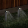 Set di 2 luci solari da piantare - LUMISKY - OSTRY - H41 cm - LED bianco freddo