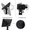 Quattro faretti solari 4 in 1 da attaccare o fissare - LUMISKY - ROUNDY - H27 cm - LED bianco freddo