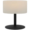 Lampada da tavolo senza fili - LUMISKY - ATLAS Rock - H20 cm - Base in acciaio - Grigio - Bianco caldo e LED bianco