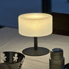 Lampada da tavolo senza fili - LUMISKY - ATLAS Rock - H20 cm - Base in acciaio - Grigio - Bianco caldo e LED bianco