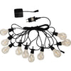 Ghirlanda luminosa da esterno - LUMISKY - PARTY CLEAR HYBRID - 7,50 m - Solare e di rete - 10 globi - LED bianco caldo