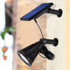 Faretto solare proiettore 2 in 1 da attaccare o fissare - LUMISKY - SPIKY AWAY W34 - H42 cm - LED bianco
