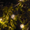 LUMIJARDIN Ghirlanda solare 10 lampadine a LED - Bianco caldo - Partito chiaro solare