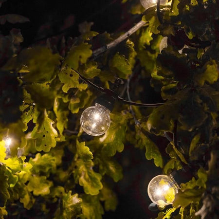 LUMIJARDIN Ghirlanda solare 10 lampadine a LED - Bianco caldo - Partito chiaro solare