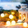 LUMI GARDEN Corda solare per palline Billy Solar - Luce bianca - 60 palline - 700 cm