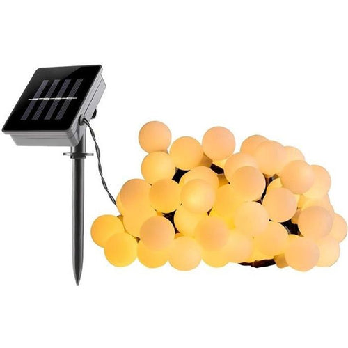LUMI GARDEN Corda solare per palline Billy Solar - Luce bianca - 60 palline - 700 cm
