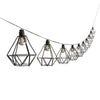 LUMIJARDIN Gabbia di ghirlanda solare diamante mily all'aperto con 10 lampadine a LED