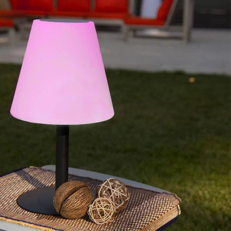 Lampada da tavolo solare e ricaricabile - LUMISKY - STANDY MINI SOLAR RGB - H36 cm - LED multicolore dimmerabile