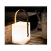 TIKY Lanterna con manico in bambù senza fili - LED bianco caldo / multicolore dimmerabile - H27cm