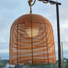 Lampada a sospensione nomade - LUMISKY - HANG BOHEME - H35 cm - Polyrattan con corda - LED bianco caldo e bianco dimmerabile