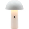 Lampada da tavolo senza fili - LUMISKY - TOD WHITE - H28 cm - Testa orientabile - LED bianco caldo