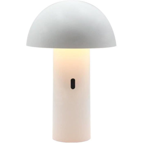 Lampada da tavolo senza fili - LUMISKY - TOD WHITE - H28 cm - Testa orientabile - LED bianco caldo