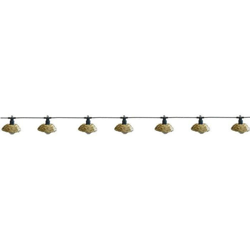 Ghirlanda luminosa da esterno - LUMISKY - COTTAGE - 5,70 m - 10 globi trasparenti - LED bianco caldo