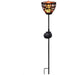 Torcia solare in metallo da attaccare - LUMISKY - BLOSSOM - H84,5 cm - LED bianco caldo