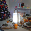Lanterna wireless a LED Woody LUMISKY - H 37 cm - Bianco