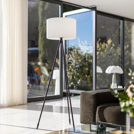 Lampada da terra senza fili - LUMISKY - TAMBOURY - H150 cm - LED multicolore dimmerabile