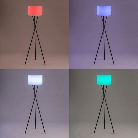 Lampada da terra senza fili - LUMISKY - TAMBOURY - H150 cm - LED multicolore dimmerabile