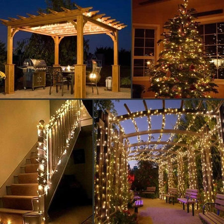 Ghirlanda di luce solare Yogy Solar LUMI GARDEN - luce bianca calda solare - 200 LED - 1700 cm