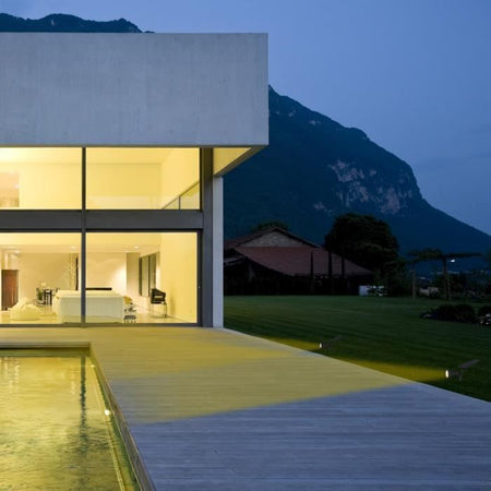 LUMI GARDEN Set di 2 faretti Faretto solare a LED Spiky - Luce bianca calda - 34 cm