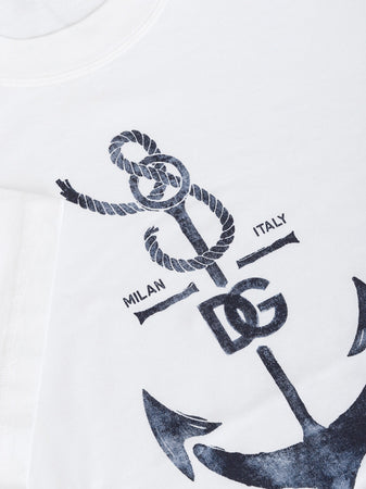 Dolce &amp; Gabbana T-shirt con stampa Marina da uomo