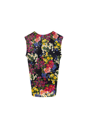 Dolce &amp; Gabbana Top Knitwear Stampa Fiori da donna