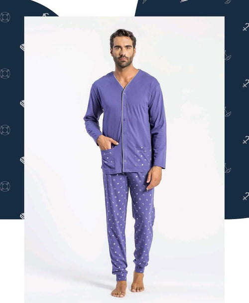 Pigiama Uomo Primavera/Estate Papalina Linea Mare 60 Jersey