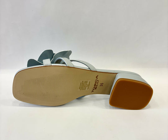 ToscaBlu Donna Sandali flat Lisbona in pelle con accessorio