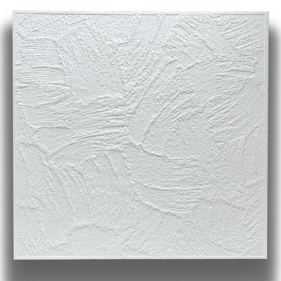 10 o 20mq (40 oppure 80 pezzi) di pannello decorativo a soffitto in polistirene compatto 50x50cm (spess. 1cm) LYON - Eternal Parquet