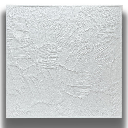 10 o 20mq (40 oppure 80 pezzi) di pannello decorativo a soffitto in polistirene compatto 50x50cm (spess. 1cm) LYON - Eternal Parquet