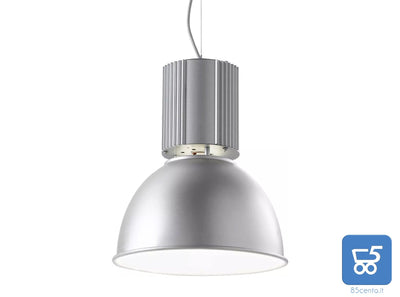 Lampadario Sospensione HANGAR Industriale Alluminio IDEAL LUX 1xE27 60W 240V