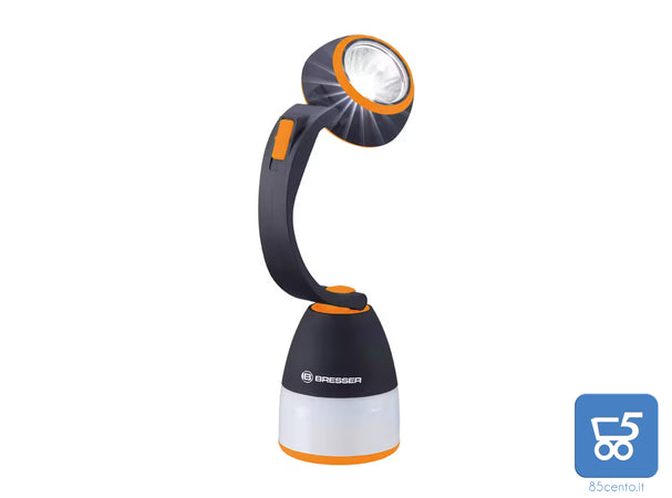Lanterna LED da Esterno BRESSER da Campeggio 60-150 Lumen Luce Soffusa Portatile