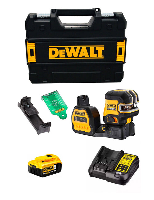 Laser Autolivellante DeWALT DCE088NG18P1T (1 x 5,0 Ah + DCB107 + TSTAK II)