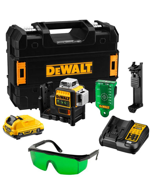 Laser Autolivellante DeWALT DCE089D1G (1 x 2,0 Ah + DCB107 + Valigetta)