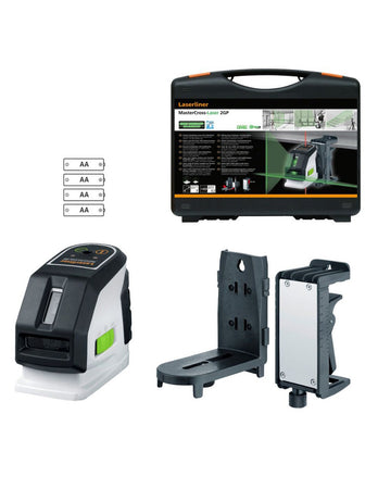Laser a linee intersecanti verde LASERLINER 031.390A - MasterCross-Laser 2GP