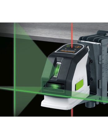 Laser a linee intersecanti verde LASERLINER 031.390A - MasterCross-Laser 2GP