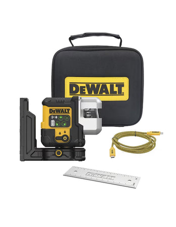 Laser multilinea con raggio verde USB-C 3 linee a 180 DeWALT DCLE14301GB