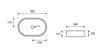 Lavabo Da Appoggio In Acciaio Inox 55x35 - Acciaio Spazzolato - Shopbagno.it