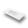 Mobile Bagno 120cm Sospeso Con Quattro Cassetti Lavabo Doppia Vasca Specchio E Doppia Lampada - Mobile Bagno TFT