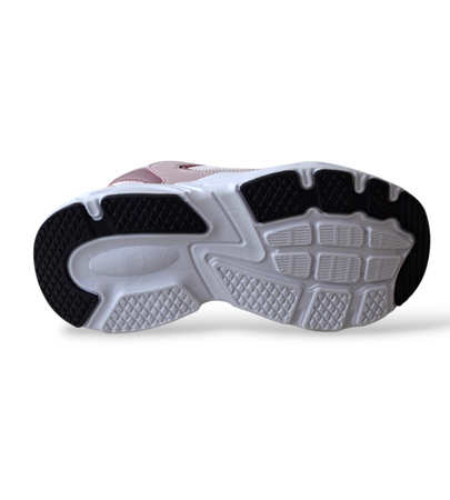 Scarpe sneakers Bambina Diadora Alley rosa-bianco laccio