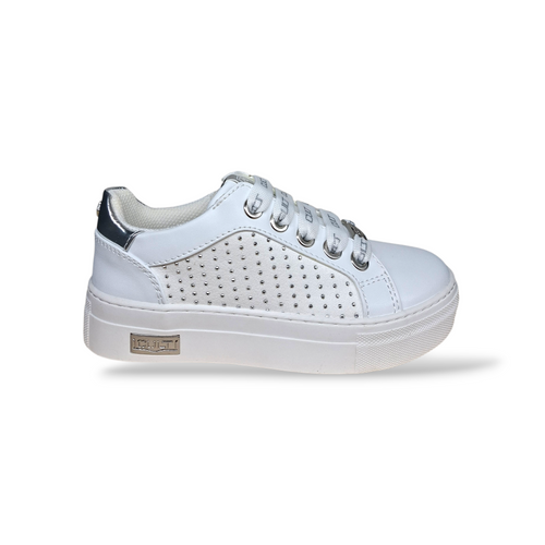 Sneakers Bambina Bianche Eleganti Cult T-502 - Cerimonia Comunione 33-40