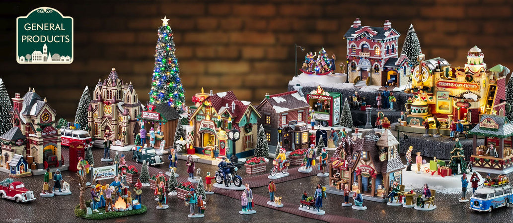 Veicolo per villaggio di Natale "Furgone di Natale" in Plastica