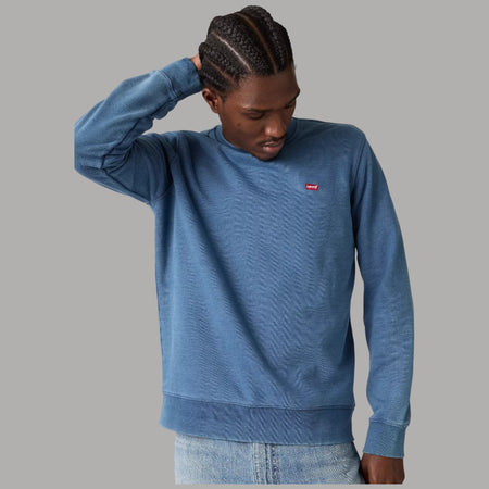 Levi's felpa blu indago 359090069