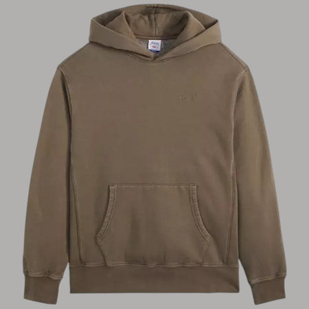 Levi's felpa marrone con cappuccio A84350033