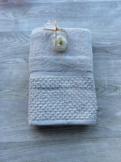 Asciugamano Viso Via Roma 60 Check in Spugna di Puro Cotone 420 gr/mq – Made in Italy