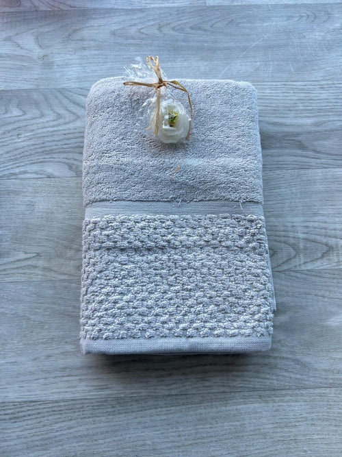 Asciugamano Viso Via Roma 60 Check in Spugna di Puro Cotone 420 gr/mq – Made in Italy