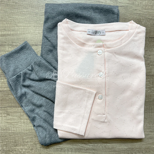 Lingery Pigiama Invernale in Caldo Cotone da Donna 9747 2510S26