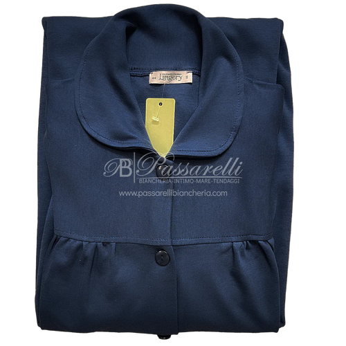 Lingery Vestaglia Maniche Lunghe in Jersey di Puro Cotone 8702/3 2509S36